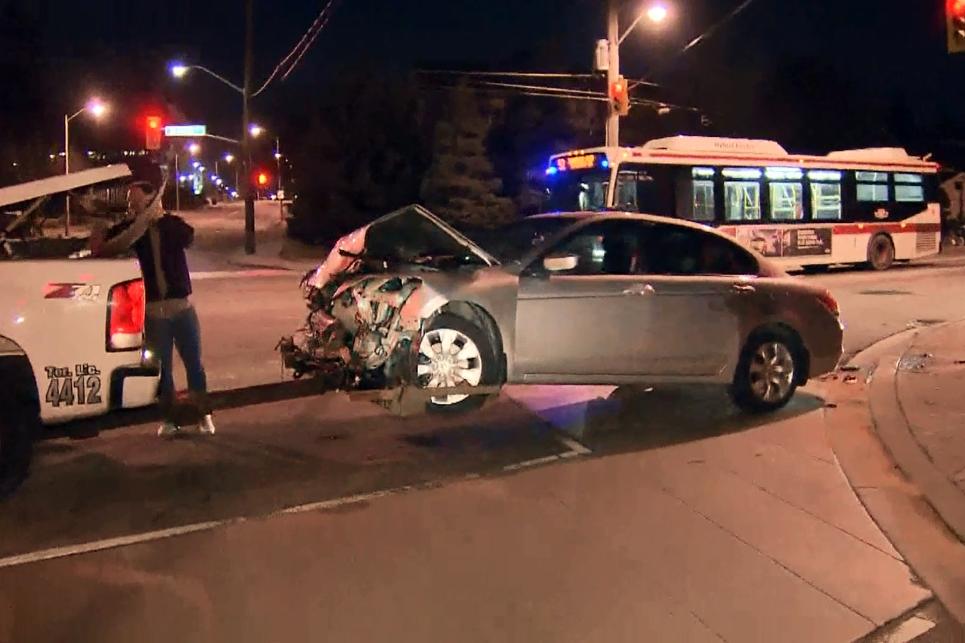 Driver Hurt In Head On Crash With TTC Bus CityNews Toronto