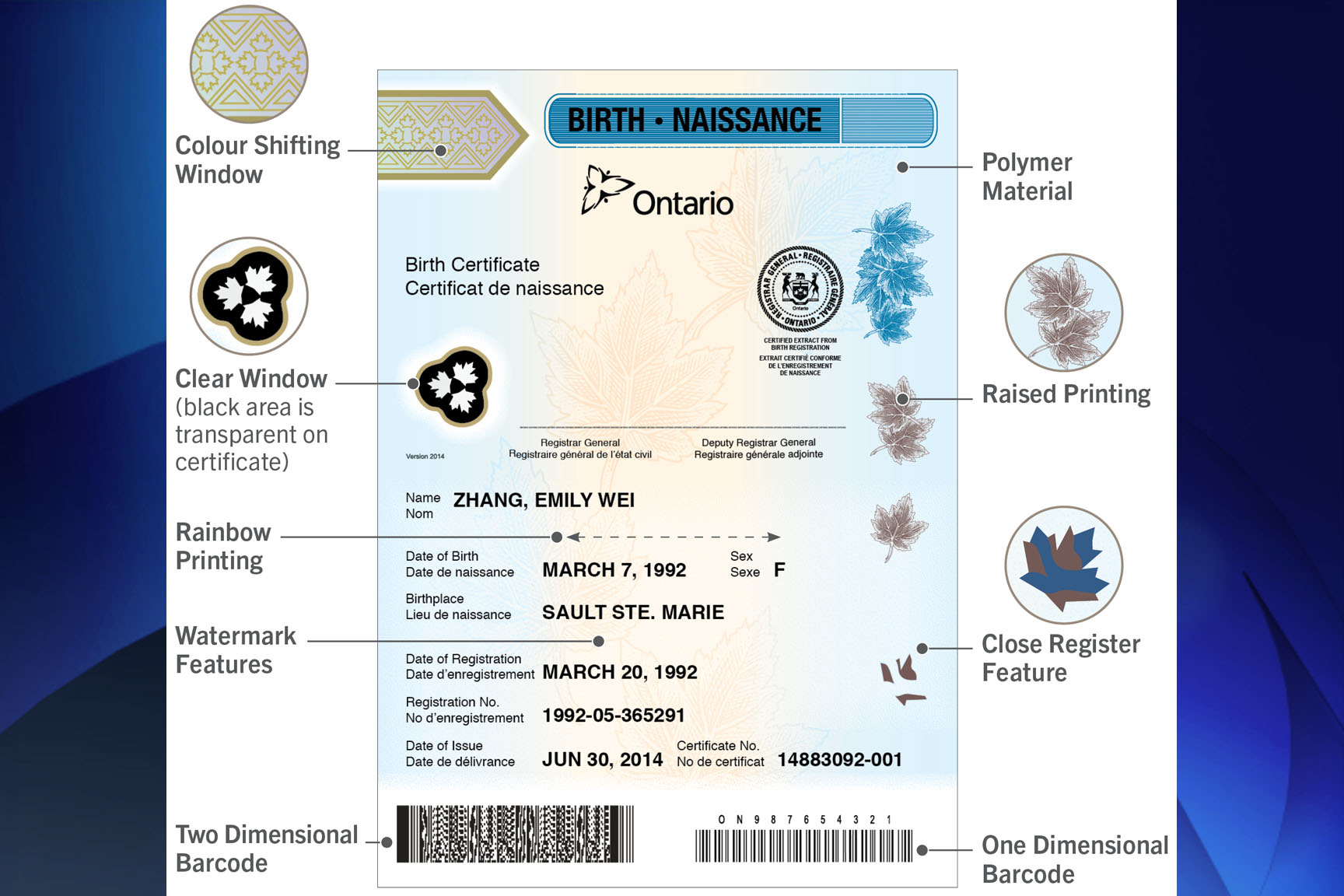 Ontario Introduces New Polymer Birth Certificates CityNews Toronto