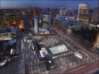 Nathan Phillips Square Redesign Finalists All Stress Green Space Citynews Toronto