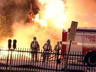 Seven-Alarm Blaze Consumes Historic Toronto Building