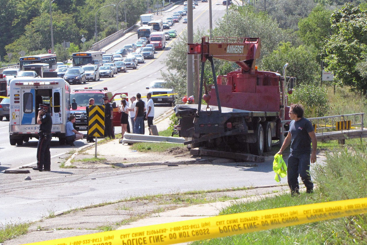 1 Killed, 13 Injured In Crash With TTC Bus, Crane | CityNews Toronto