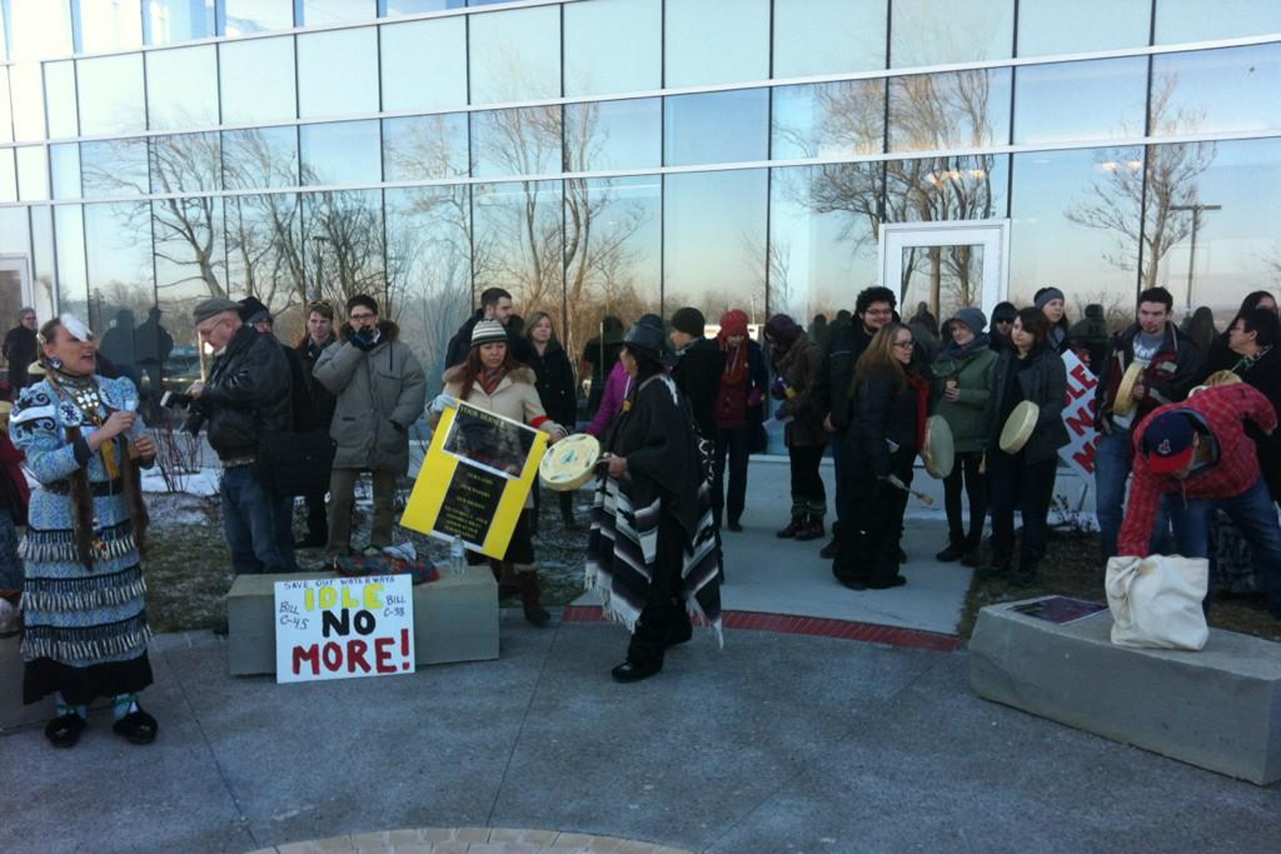 Idle No More rally held at British consulate in Toronto