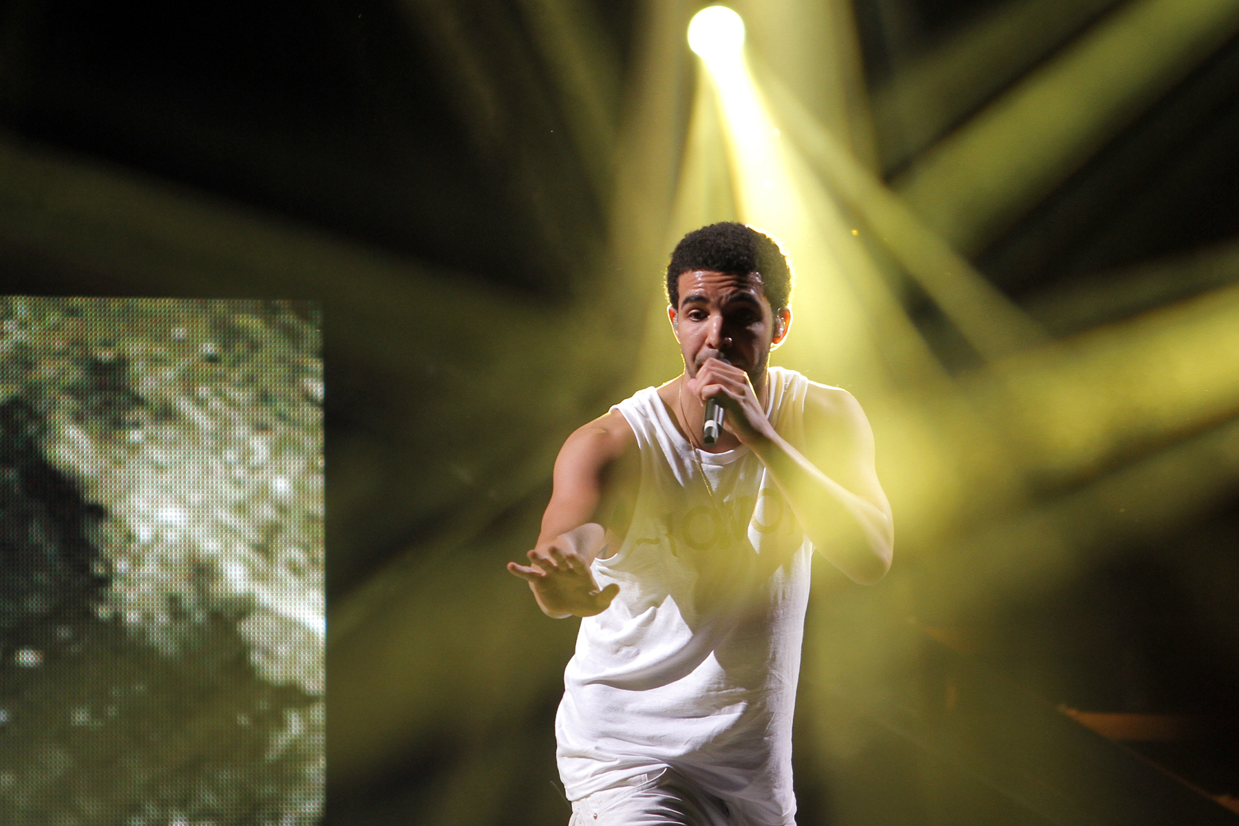 Drake performs at OVO Fest 2012 at Molson Amphitheatre on Aug. 5, 2012 in Toronto. WIREIMAGE/Sarjoun Faour Photography