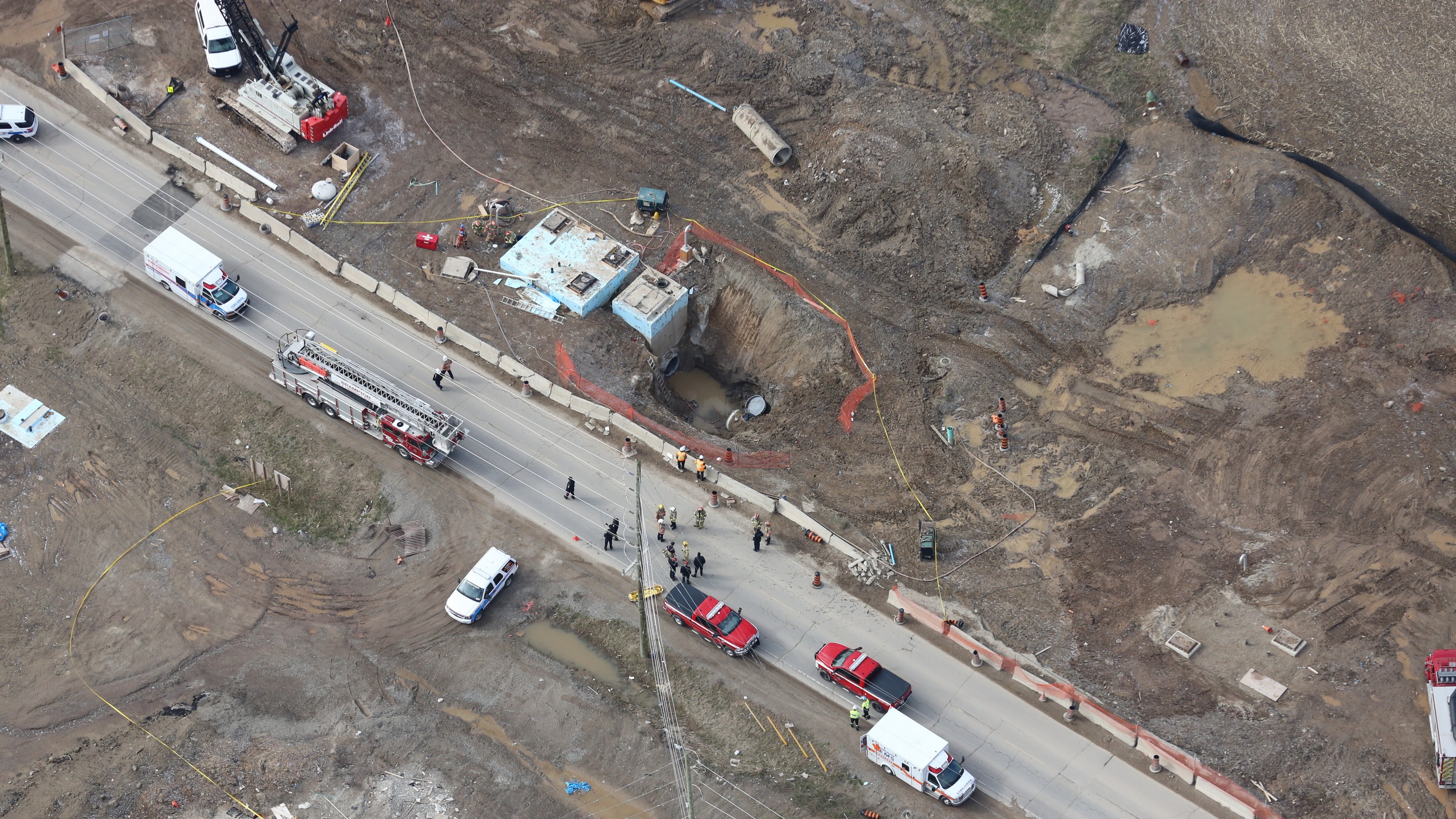 Explosion at Brampton industrial site