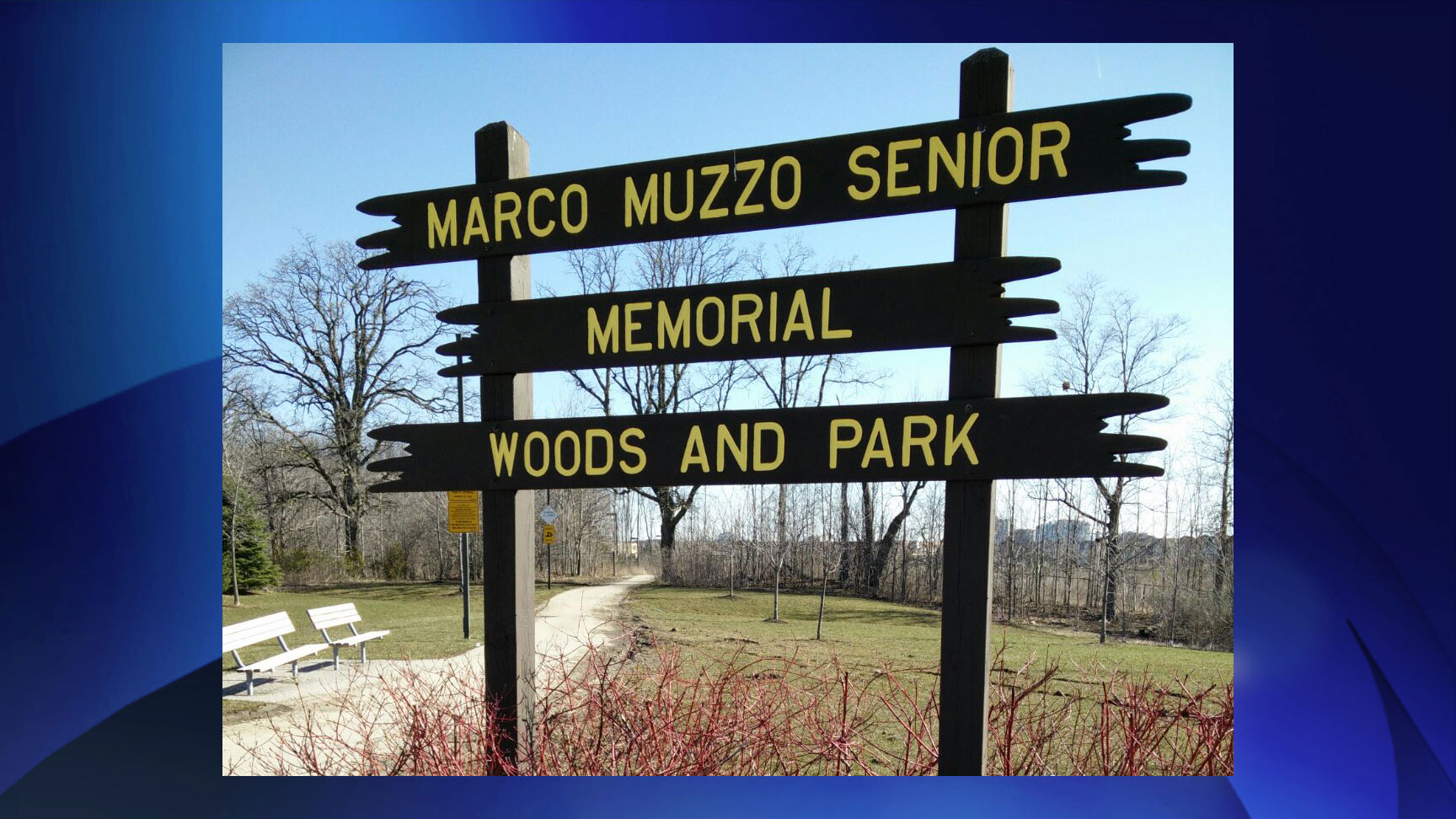 Mississauga renames Marco Muzzo park, new sign reflects change