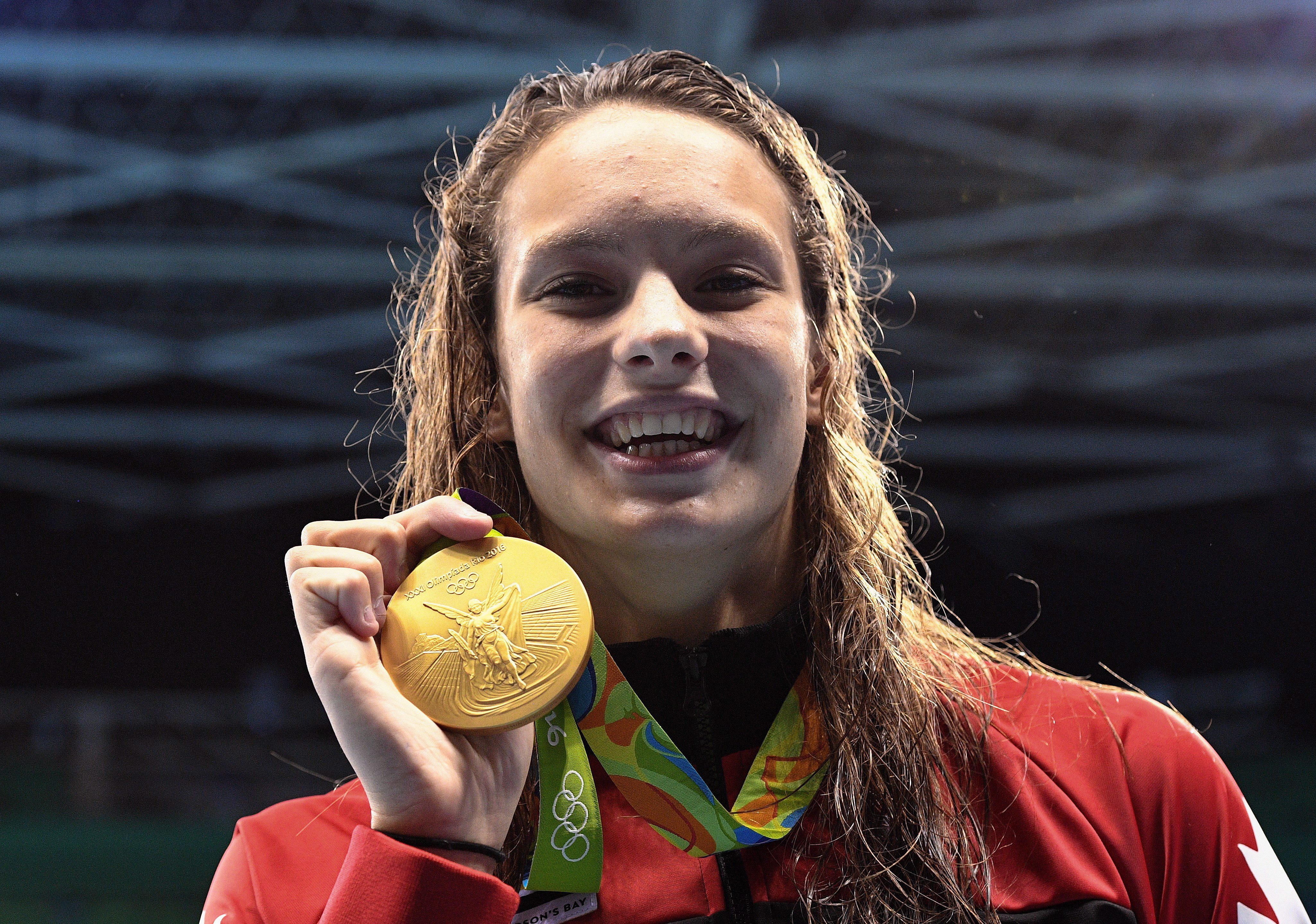 Olympic Roundup Oleksiak Wins Gold Her Fourth Swimming Medal 