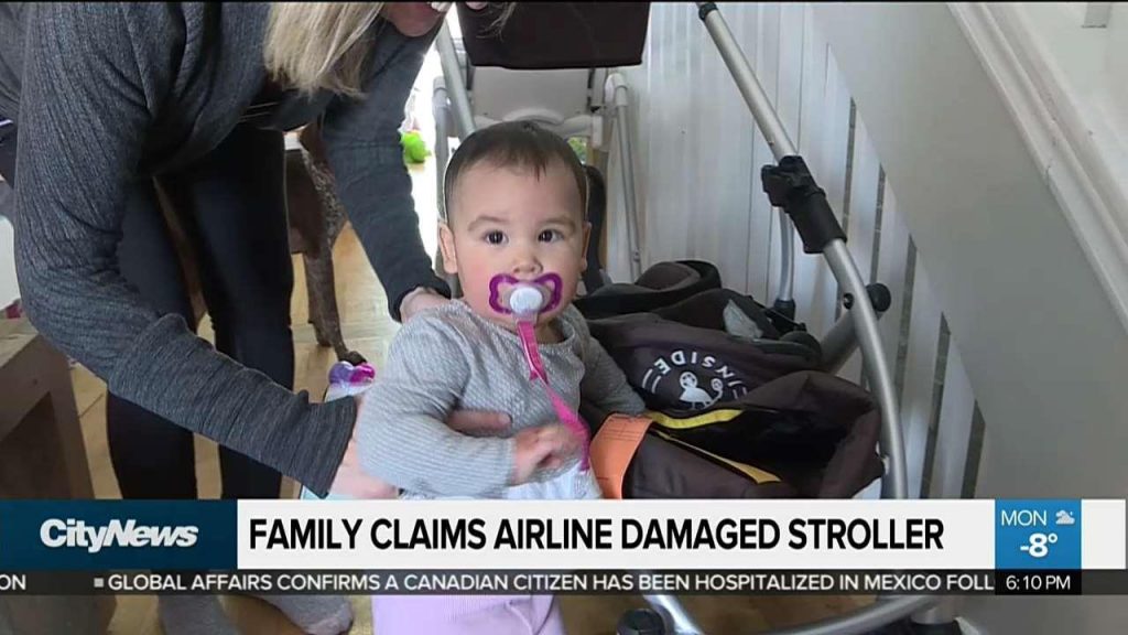 airline broke my stroller