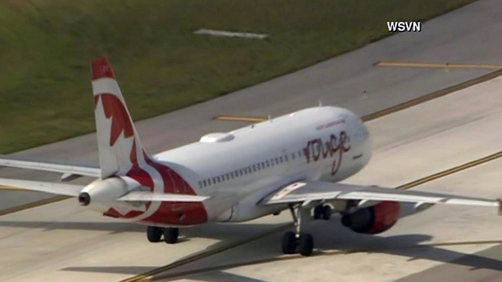 Air Canada American Airlines planes in close call at Florida