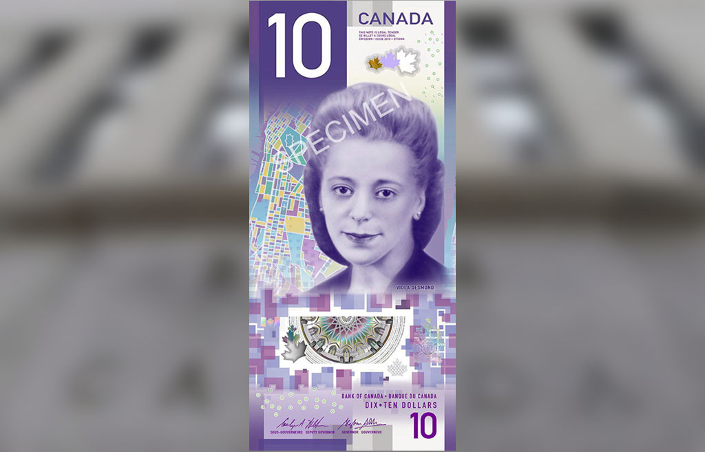 Civil rights activist Viola Desmond honoured with $10 bill, first