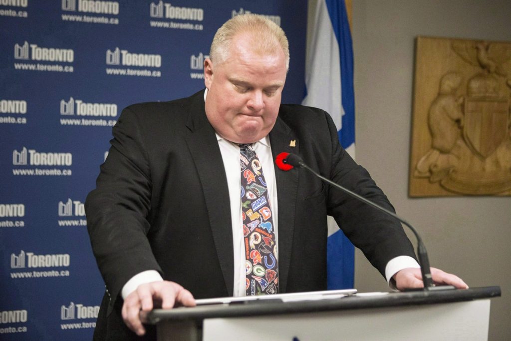 Rob Ford's name removed from consideration for new Etobicoke street