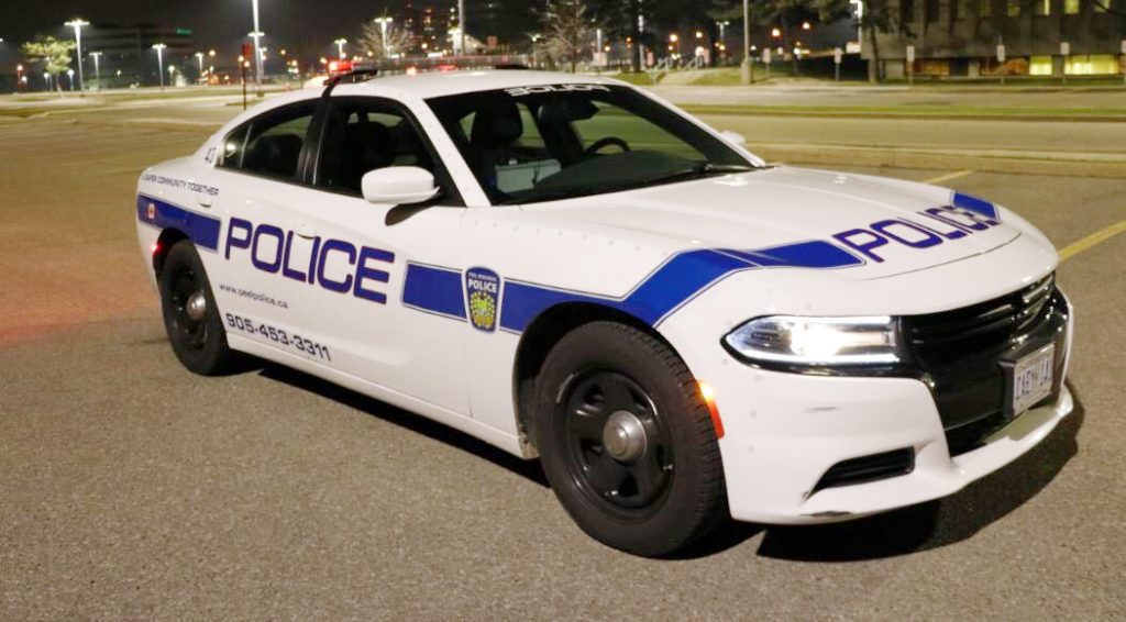 A Peel Regional Police is seen in a file photo posted on Twitter on Dec. 6, 2018. HANDOUT/Twitter