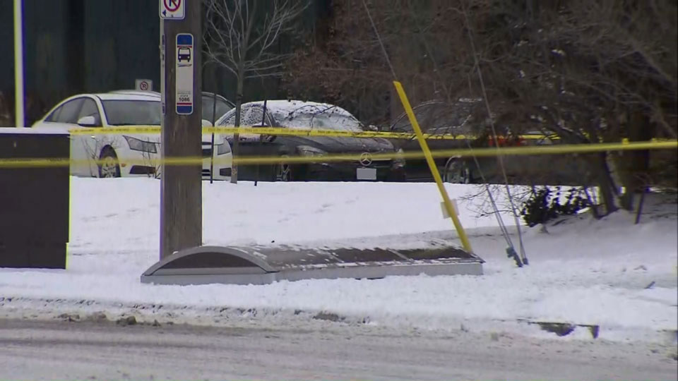 Man injured after SUV crashes into Brampton bus shelter | CityNews Toronto