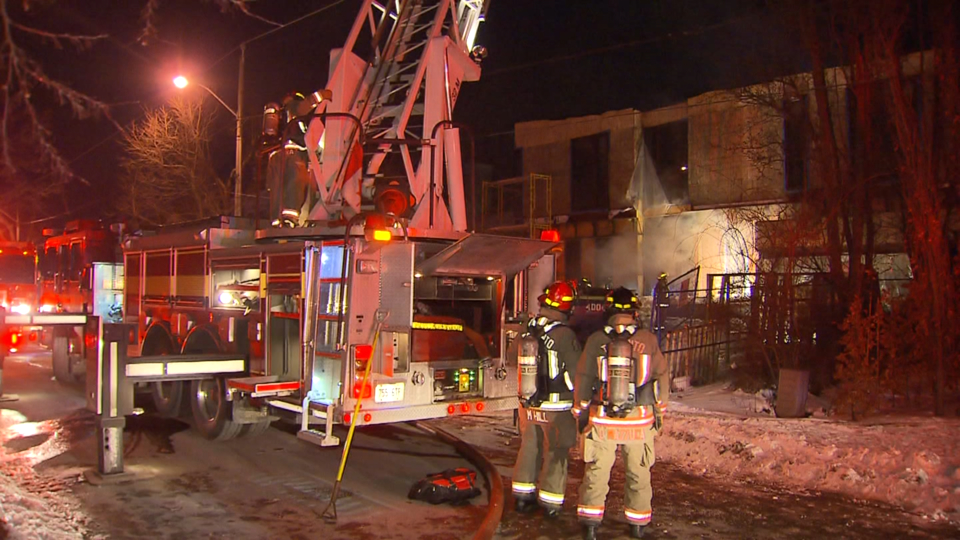 Massive fire at home under construction in Lawrence Park