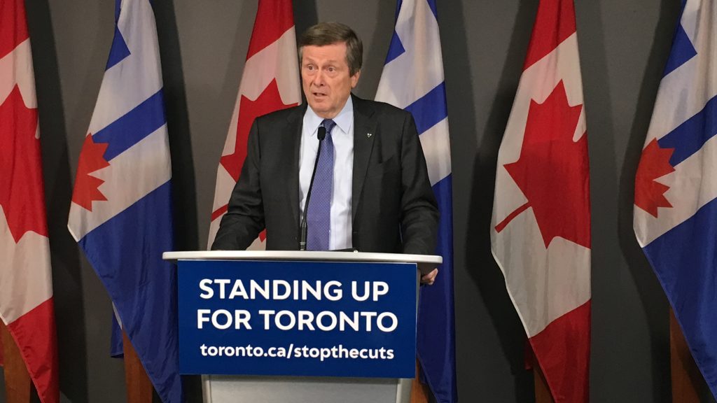 City of Toronto launches petition against Ford government's cuts