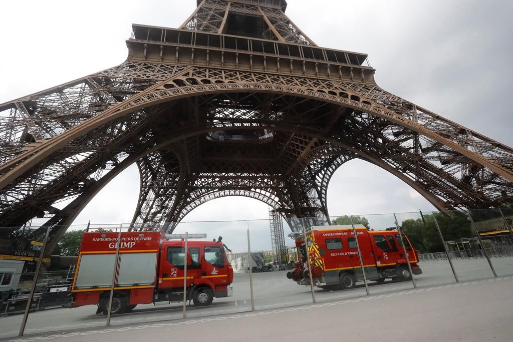 Eiffel Tower closed down after intruder tries to climb up