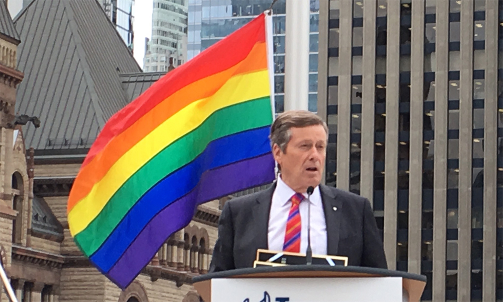 Toronto kicks off Pride month with flag-raising ceremony ...