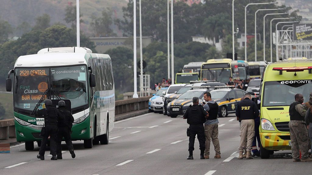 Bus hijacking in Rio de Janeiro