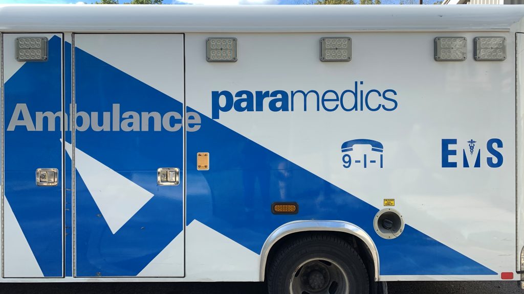 A Toronto EMS ambulance is seen in an undated photo.