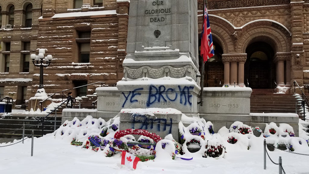 Man who claims he vandalized cenotaph says Don Cherry’s firing was motive - CityNews Toronto