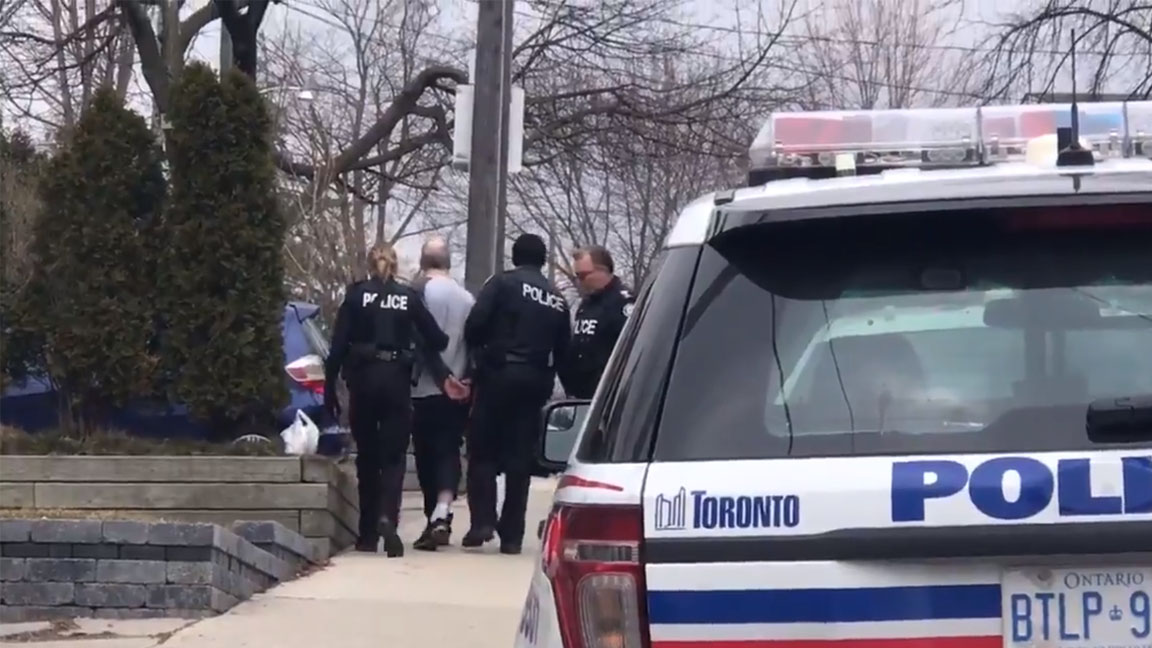 2 arrested in armed robbery at Queen and Carlaw - CityNews Toronto