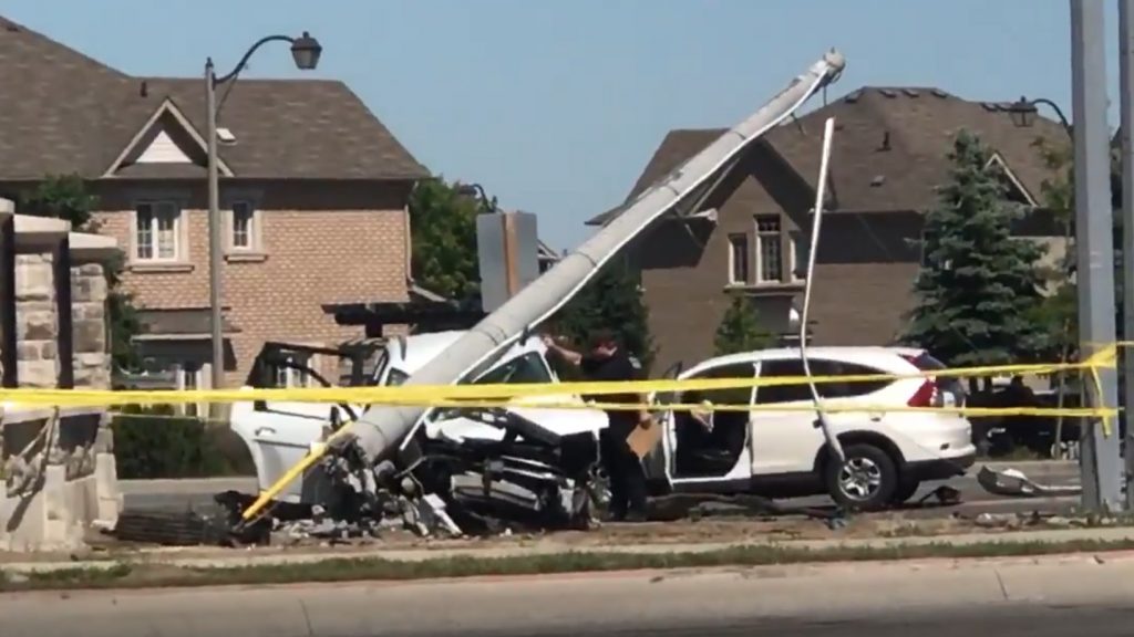 3 young daughters, mom killed in multi-vehicle crash in Brampton