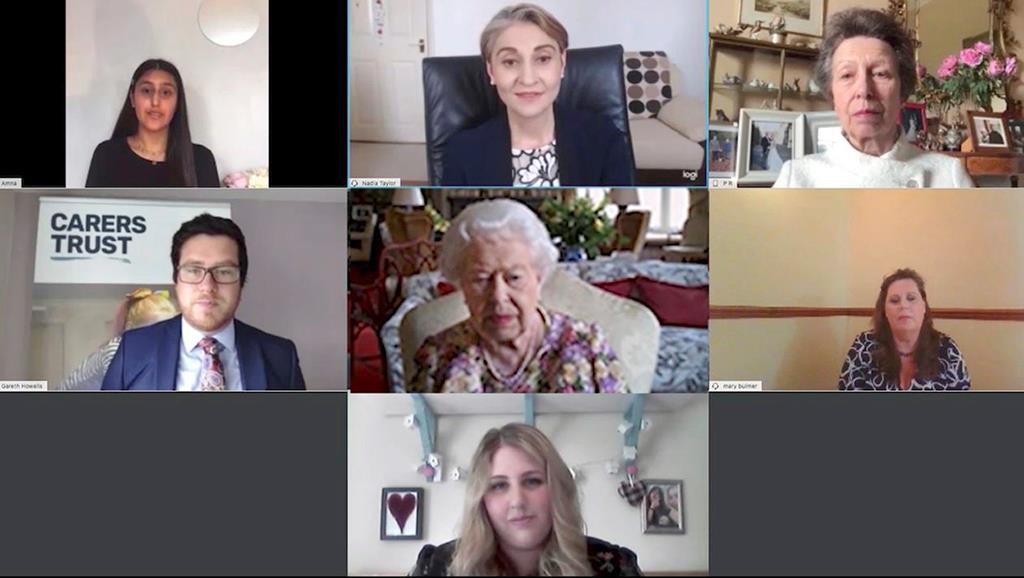 Queen Elizabeth Takes Part In First Public Video Call Citynews