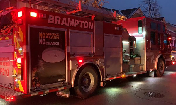 A Brampton Fire Services truck.