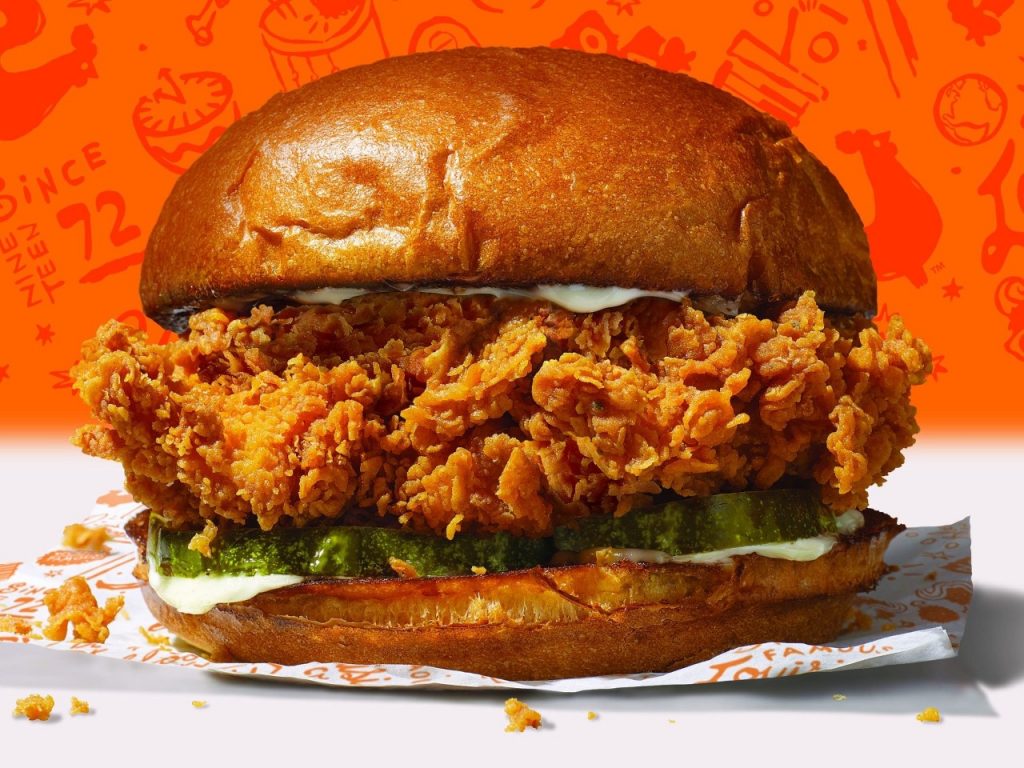 Kfc famous deals chicken sandwich