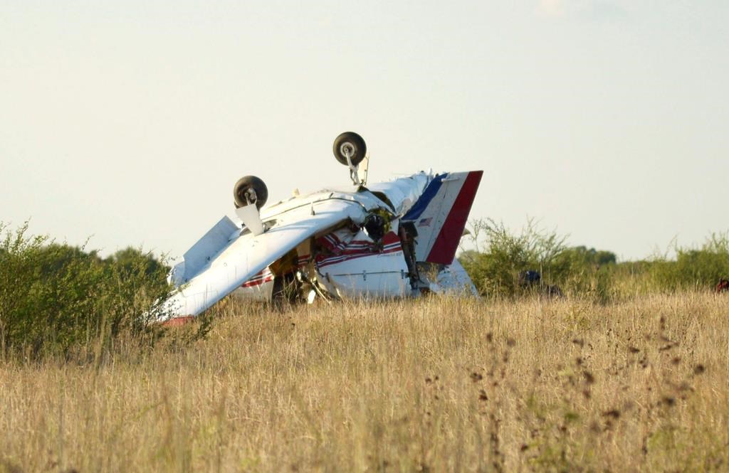 Report Small plane that crashed in Texas had just taken off