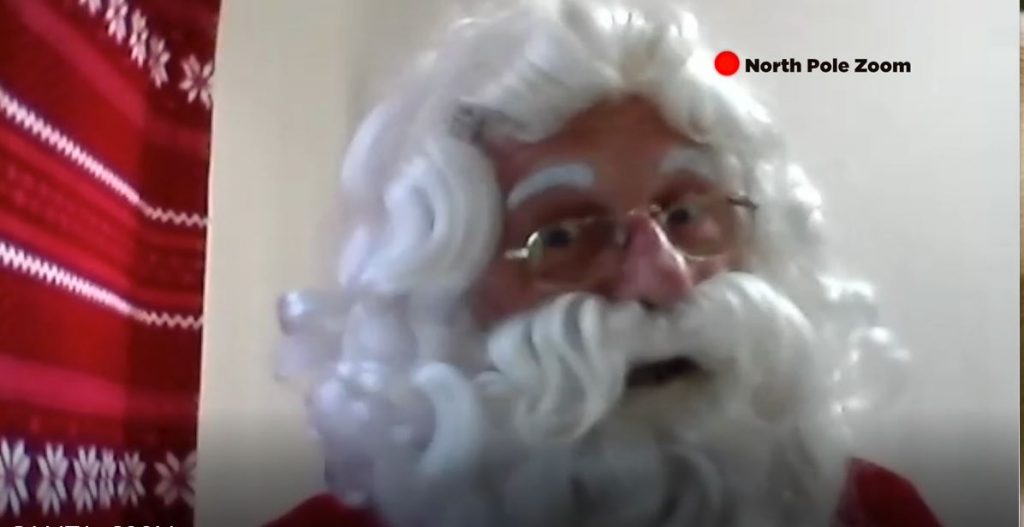Santa Claus 'Zooms' with 680 NEWS