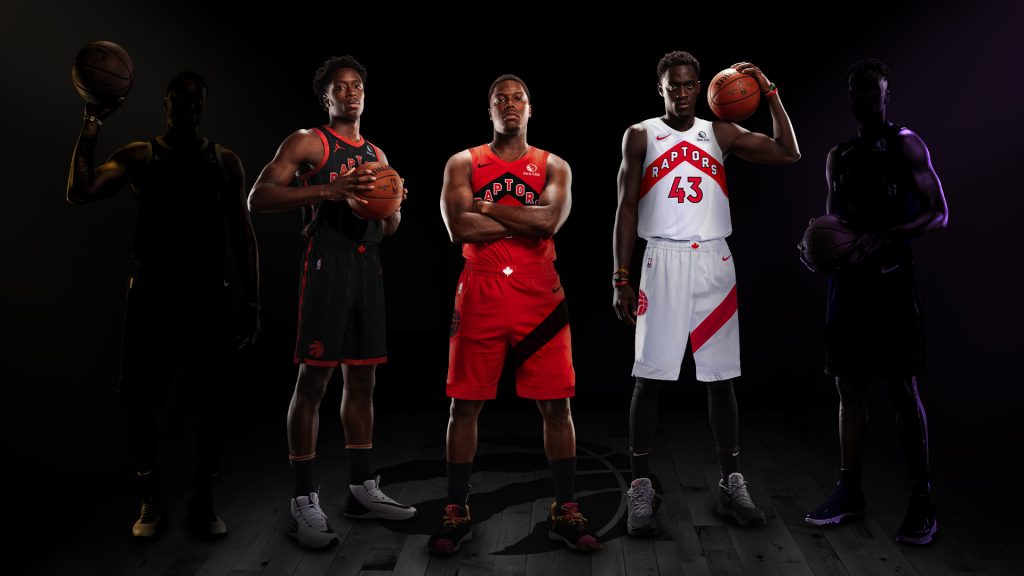 Toronto Raptors unveil new jerseys for next season