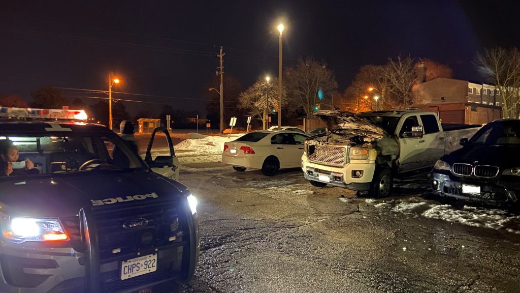 Vehicle driven on Browns' field; police investigating