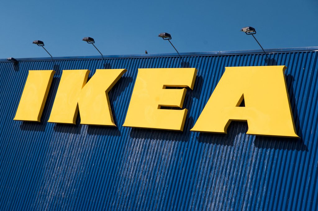 File photo of an Ikea store sign