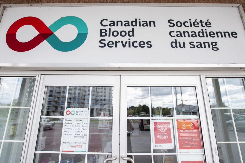 Canadian Blood Services issues urgent call for donations heading into 2022