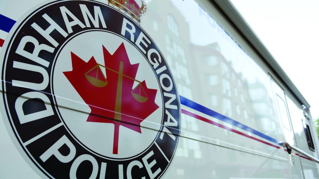 Durham Regional Police logo cruiser truck badge