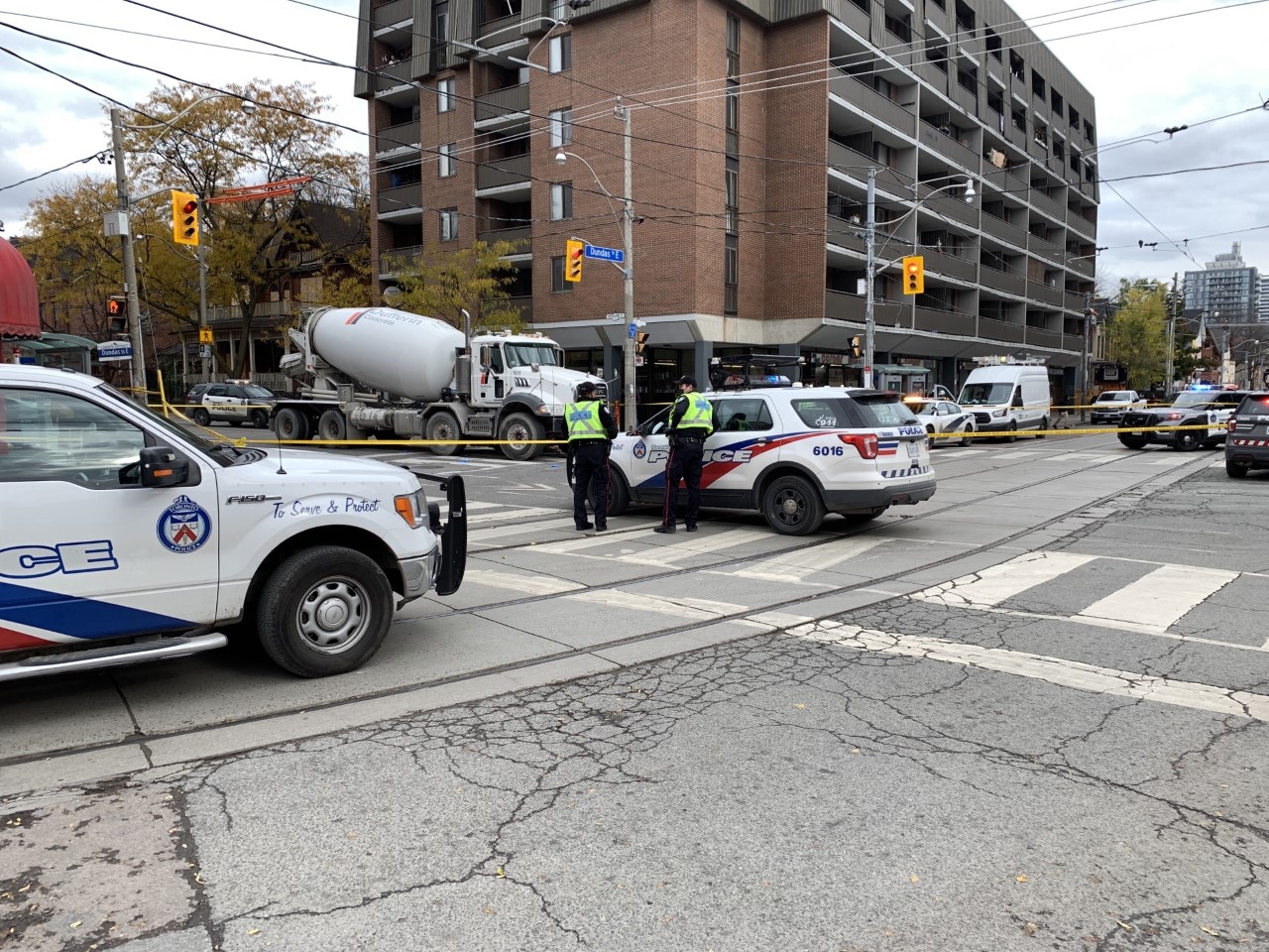 Woman in 60s dies after being hit by cement truck in Toronto