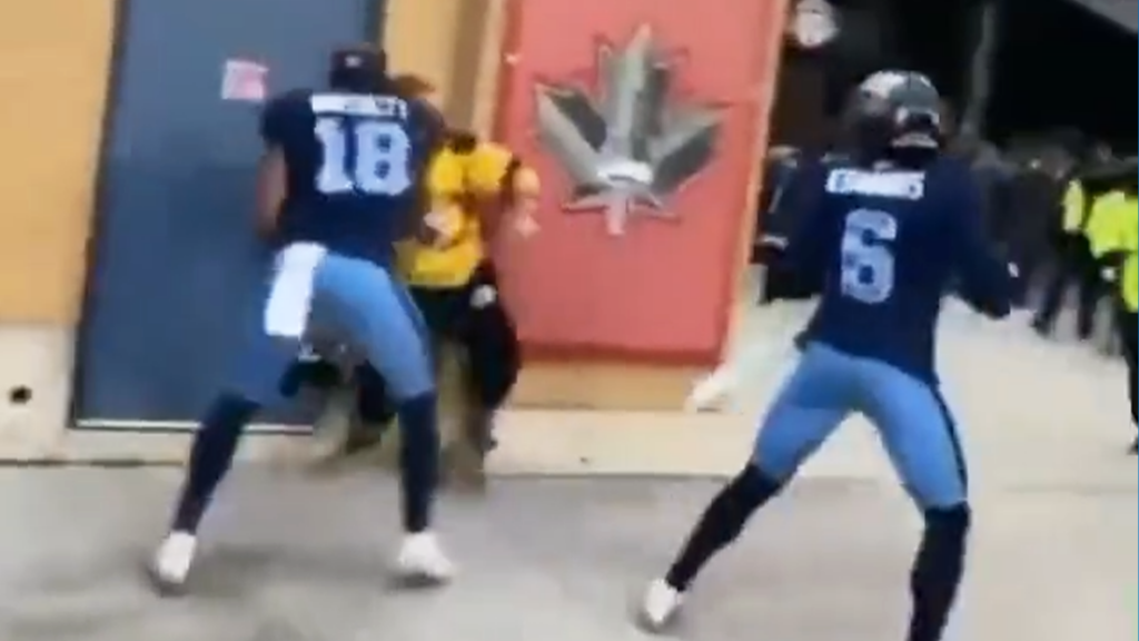 Toronto Police and CFL investigating incident between Argos players, Tiger-Cats fan