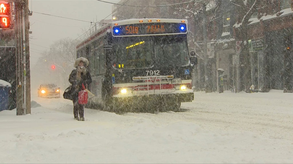 EXTREME Winter SNOW STORM in Toronto Canada Massive Snowfall 