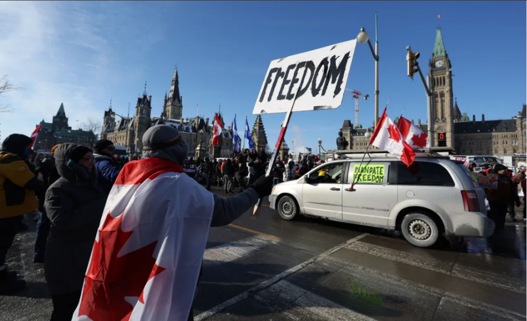 Truckers convoy in Ottawa