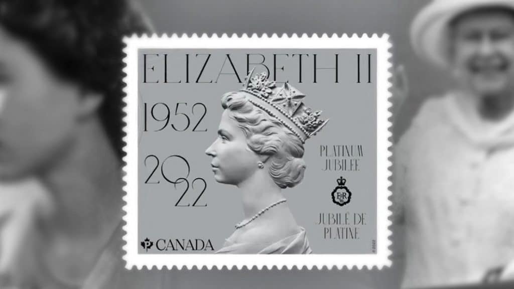 Canada Post has issued a new stamp in celebration of Queen Elizabeth II platinum jubilee.