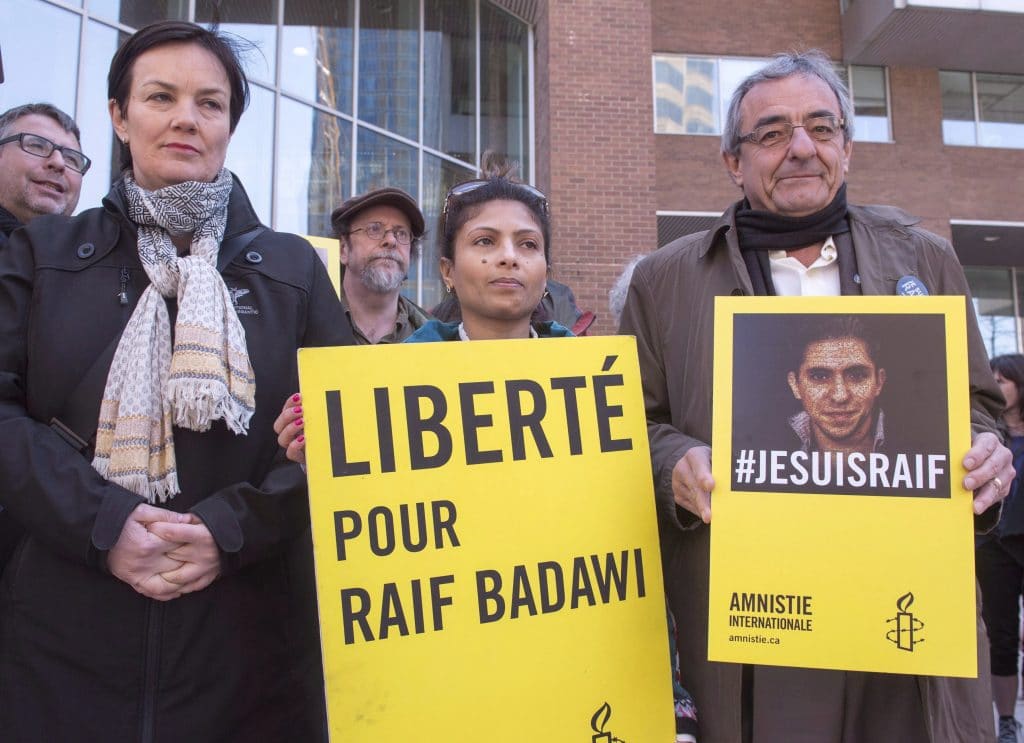 Ensaf Haidar wife of blogger Raif Badawi