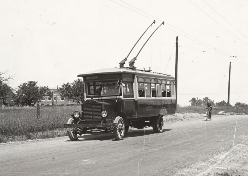 TTC trolley bus