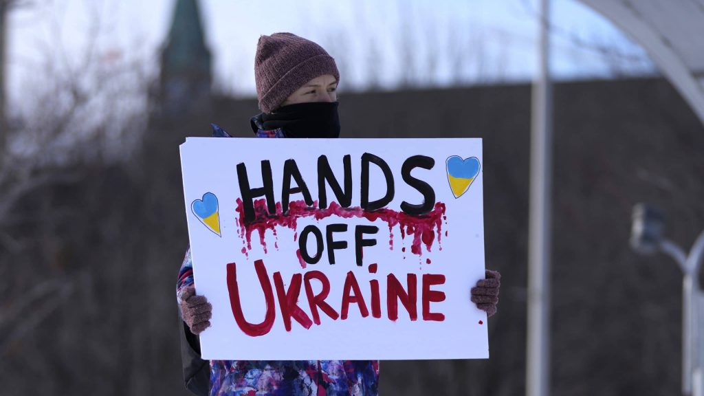 People rally against Russia’s invasion of Ukraine