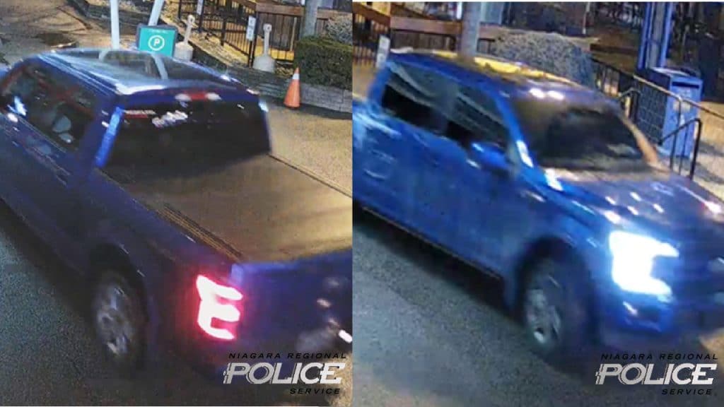 Surveillance images of suspect vehicle