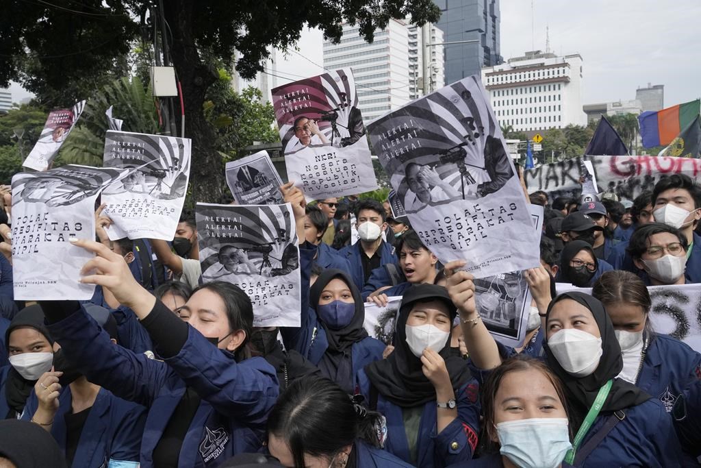 Hundreds In Jakarta Protest Talk Of 2024 Election Delay   2022042107044 62613a4d1f3b1857cb8aefc3jpeg 