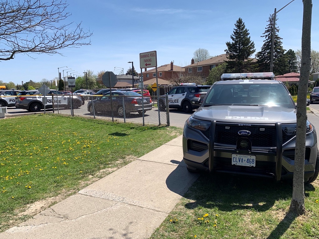 Shooting outside Victoria Park Collegiate Institute