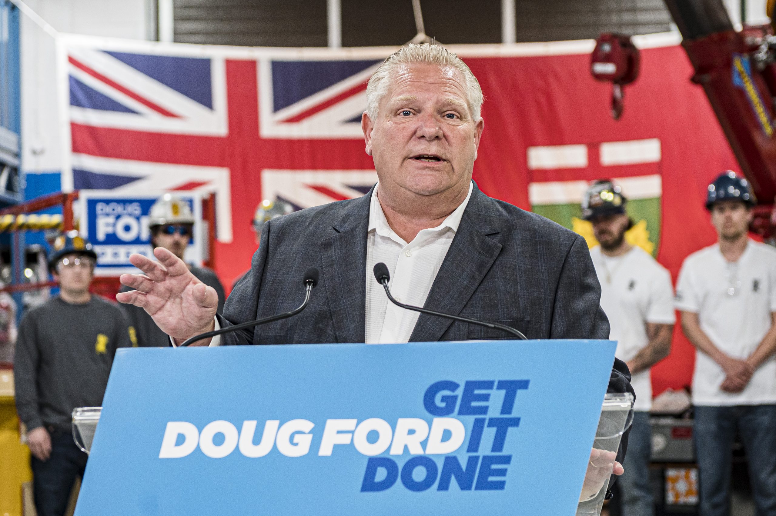 Ontario Premier Doug Ford makes a campaign stop