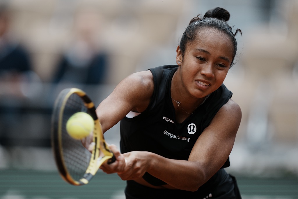 Leylah Fernandez at the French Open