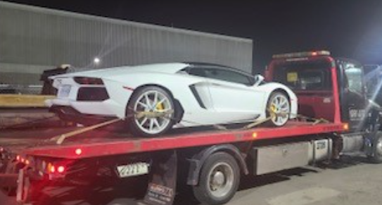 Lamborghini impounded after speeding incident