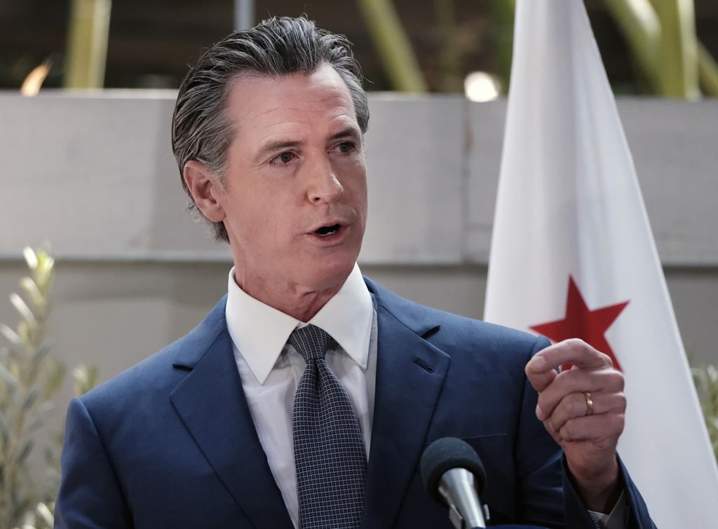 California's Newsom goes to Washington; 2024 chatter follows